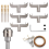 1 Set Armbandmaker Kit, Staalmaker, Ringmaker Kit voor Houten Armband, Ring, 5