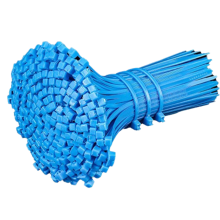 Zelfborgende nylon kabelbinders Draadorgan Quick Blue 4X200mm 500 stuks