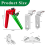 2 Pack Drawer Front Installation Clamps, Cabinet Clamps for Installing Cabinets, Adjustable Fixing Clamp 5