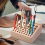 46 Holes Leather Craft Tool Holder, Working Holder,for and Punch Tools Organizer Storage 5