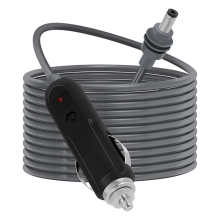 Mini cavo di alimentazione CC, adattatore per accendisigari, caricabatteria per auto 12V-24V, spina maschio da 10 piedi a