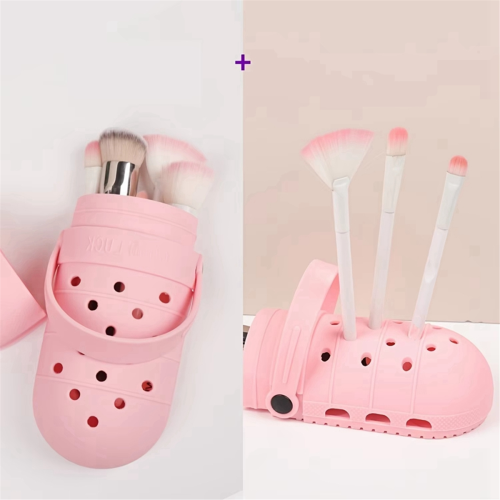 Small Waterproof Makeup Brush Silicone Holder Travel Case Beauty 2