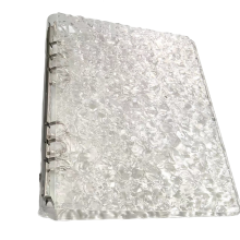 A5 acryl transparant losbladig fotoalbum, DIY afneembare map, 6-gaats albummap met 20 pagina's