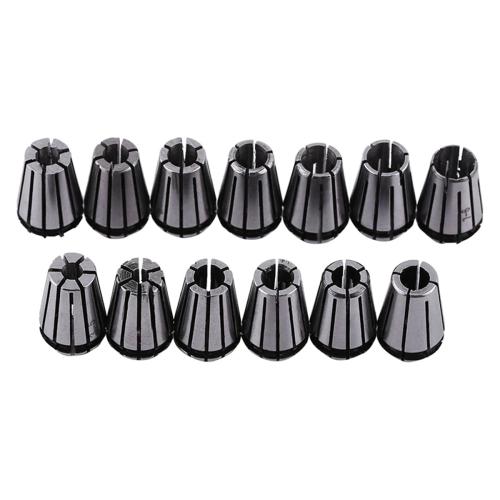 15PCS ER11 Collet Set, Spring Chuck, CNC Spindle Collet, 65Mn Steel Replacement 1