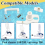 1 Set C36 Swing Axle Kits Replacement for Pool Cleaner, 180/280/380 Pressure 5