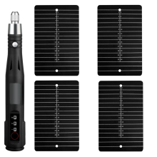 Elektrisches Vierplatten-Gravurset - Feuer, Korrosion und Rost Alle Software-Hardware-Wallets
