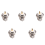 UHF Female SO239 Flange Mount Connector Adapter Test Converter Panel Chassis Handle Coax Cable 5Pcs 4
