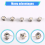 UHF Female SO239 Flange Mount Connector Adapter Test Converter Panel Chassis Handle Coax Cable 5Pcs 9