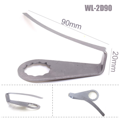 Parti di coltelli da taglio pneumatici per parabrezza, lama 2D90, smusso 90 mm, dentata 2