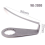 Parti di coltelli da taglio pneumatici per parabrezza, lama 2D90, smusso 90 mm, dentata 4