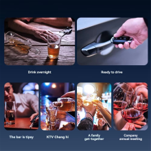 Neu Digital Alkohol Tester Sound und Licht Alarm Verkehr Home Untersuchung LCD Display Polizei