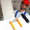 Pinza per supporto di pannelli, assi e compensato Pinza in metallo robusta, supporto ergonomico per pannelli, sollevamento 2 pezzi 5