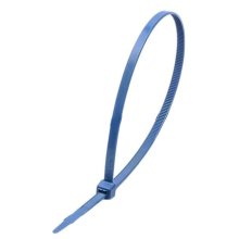 Fascette fermacavi rilevabili al metal detector, fascette blu (confezione da 100 pezzi) 100x2,5 mm