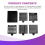 Dispenser Postit con stencil per note adesive, per modello di clip per supporto per blocco note autoadesivo da 3x3 pollici 8