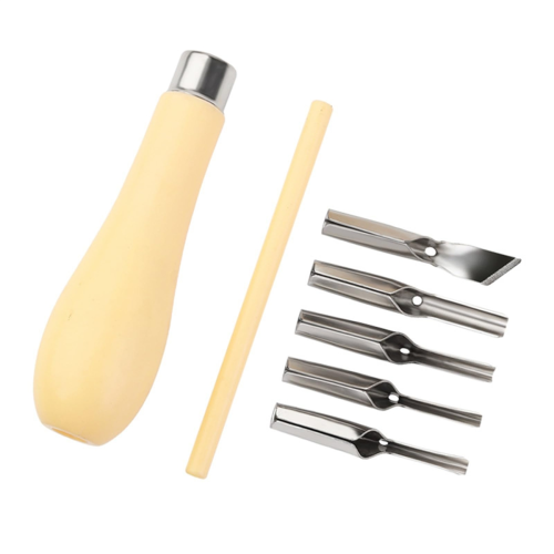Cutting Tool with Interchangeable Head Kits Linoleum Cutter for Printmaking Engraving 1