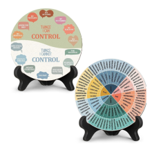 2 Sets of Calming Mood Wheel Diagrams, Psychological Health Decorations for Home Offices, and Equipment
