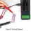 Hochpräziser digitaler multifunktionaler 4-Leiter-Sondenstifttester USB DC misst den Batteriewiderstand 6