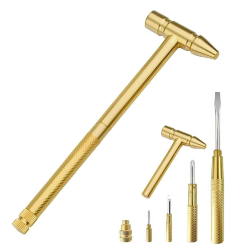 Hand Tools 6 In1 Micro-Multifunction Hammer, in 1 Mini Multifunction Craft Hammer & Screwdrive Mallet 1
