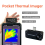 Telefoon Externe infraroodbeeldvorming Mini-warmtebeeldcamera-apparaat Kleine warmtebeeldcamera voor Android-mobiel 3