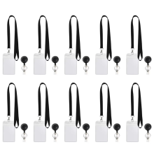 Name Karte Halter Keychain Krankenschwester Abzeichen Set Lanyard ID Business Holde Schlüssel Zubehör