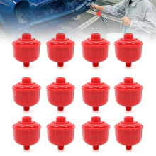 12 Pcs Disposable Mini Filter Paint Whirlwind Air Line Filter,1/4 Inch Threads Fit for Tool