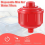 12 Pcs Disposable Mini Filter Paint Whirlwind Air Line Filter,1/4 Inch Threads Fit for Tool 6