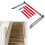 Treppenstufenschablonenwerkzeug Jig Nut Locking Step Scribe 7