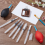 9 Pieces Ink Mixing Tool Set for Card Making Embossing Painting Rendering DIY Paint 5