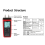 Digital Manometer UT366A Luftdruckmessgerät Handheld Differential Detektor Messgerät 1