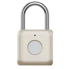 Fingerabdruck-Smart-Vorhängeschloss, intelligentes Daumenabdruck-Schlüssellos mit USB-Ladeunterstützung