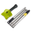 Plastic Drywall Corner Finisher Cleaning Stucco Trimming Tool with Portable Retractable Roller Extension Pole 2