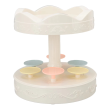 360 grad Automatische Rotierenden Dessert Tisch Rotary Sushi Maschine Cupcakes Macarons Plattenspieler Display Geburtstag