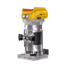 Bürstenloser elektrischer Trimmer, Holzbearbeitungs-Trimmmaschine, Holzfräser, Fräsen, Gravieren, Stoßen, passend für 18-V-Batterie