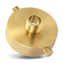 2-1/2In ()Vrouwelijke X 3/4In GHT Mannelijke Brandkraanadapter Brandslang Messing Brandapparatuur met Penoog 2-1/2x3/4In