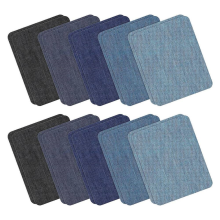 Lot de 20 patchs thermocollants pour jeans, intérieurs et extérieurs, adhésifs puissants, pour la réparation de vêtements