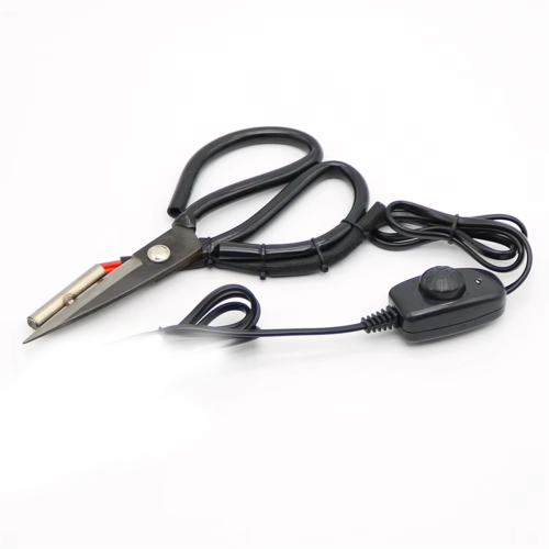 Electrothermal Scissors Electric Heating Tailor Heated Cutting for Curtain Non-Woven Fabrics EU Plug 2