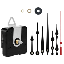 Kit de remplacement de mécanisme d'horloge silencieuse à piles, pièces de réparation à faire soi-même, longueur de l'arbre 12 mm