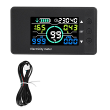 Misuratore di tensione, corrente e potenza ad alta precisione Coulomb da 500 A, indicatore di prova della batteria del veicolo elettrico