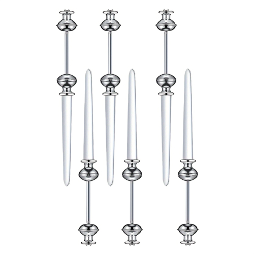 6Pcs Beadable Brieföffner Umschlag Schneider Papier Mail Abgerundeten Griff 1