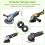 Kit de 26 clés à molette pour meuleuse d'angle, clé à molette réglable, pièces de rechange pour machine 5