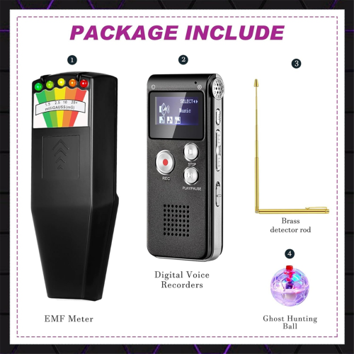 Kit di 8 pezzi per tester paranormali per ufficio domestico 2