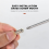 Fixed Support Self-Tapping -Screw, Cabinet Glass Partition Nails , with Rubber Sleeve Screw Plate 8
