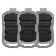 3er-Pack G3T-A Ersatz-Fernbedienung für Garagentoröffner von Genie, Baujahr 1997 bis heute, automatisch, 315/390 MHz