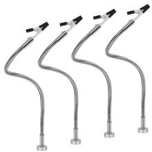 4pcs Magnetic Helping Hands Soldering Third Hand Tools Metal Flexible Gooseneck with Alligator Clips Welding Tool