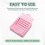 Stencil per note adesive compatibile con Post Notes, base per blocchi 3x3, 2 stencil inclusi, organizer per blocco note rosa 11