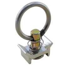 Schienenschloss aus Aluminium, feste Schnalle, Ringbasis aus Edelstahl, Einzelbolzenbefestigung