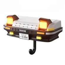 Auto Schlüssel Halter Decor Wand-Montiert Haken Scheinwerfer für Enthusiasten Geschenke Weiß