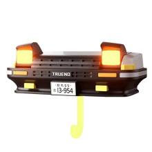 Auto Schlüssel Halter Decor Wand-Montiert Haken Scheinwerfer für Enthusiasten Geschenke Schwarz