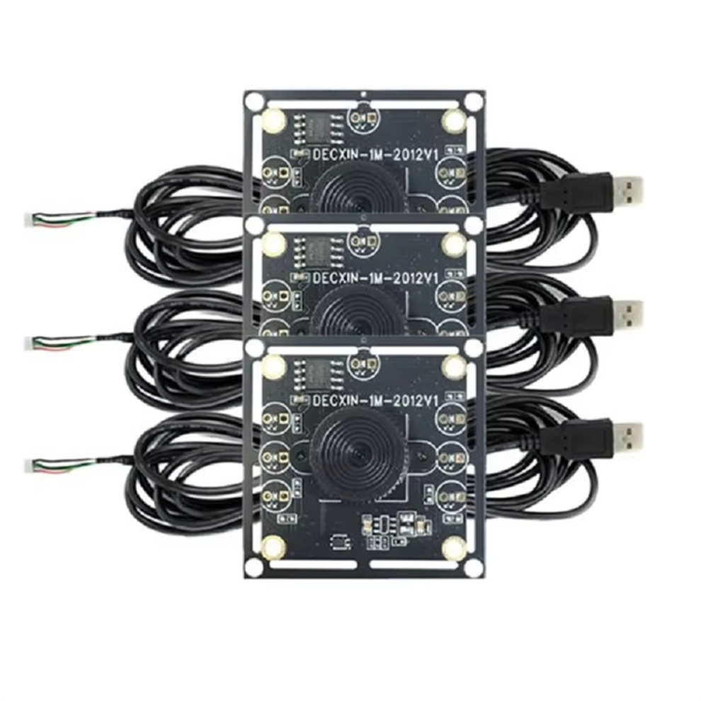 Nuovo Modulo Telecamera Da 100 Gradi 3 Pezzi 1MP OV9732 1280X720 Driver Usb Gratuito Messa A Fuoco Manuale Con Cavo Da 3+2 Metri Per Winxp/7/8/10