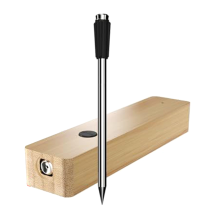 Termometro per alimenti Bluetooth con sonda impermeabile, supporto per carne wireless, monitoraggio remoto in tempo reale tramite APP